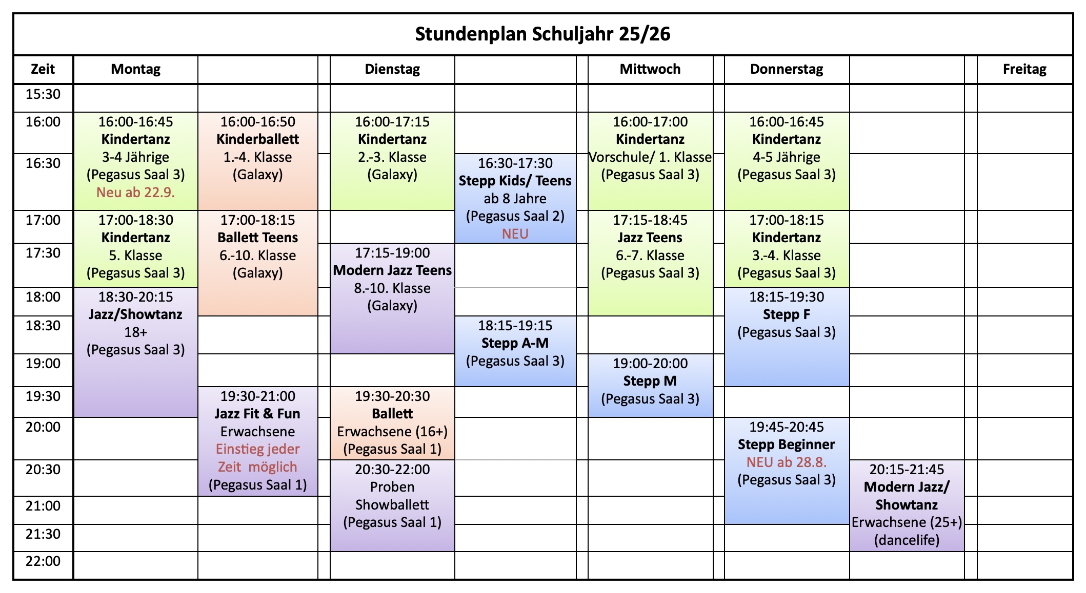 StundenplanTANZ3 2025-26